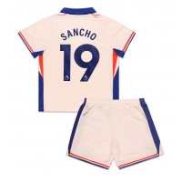 Camiseta Chelsea Jadon Sancho #19 Segunda Equipación Replica 2024-25 para niños mangas cortas (+ Pantalones cortos)